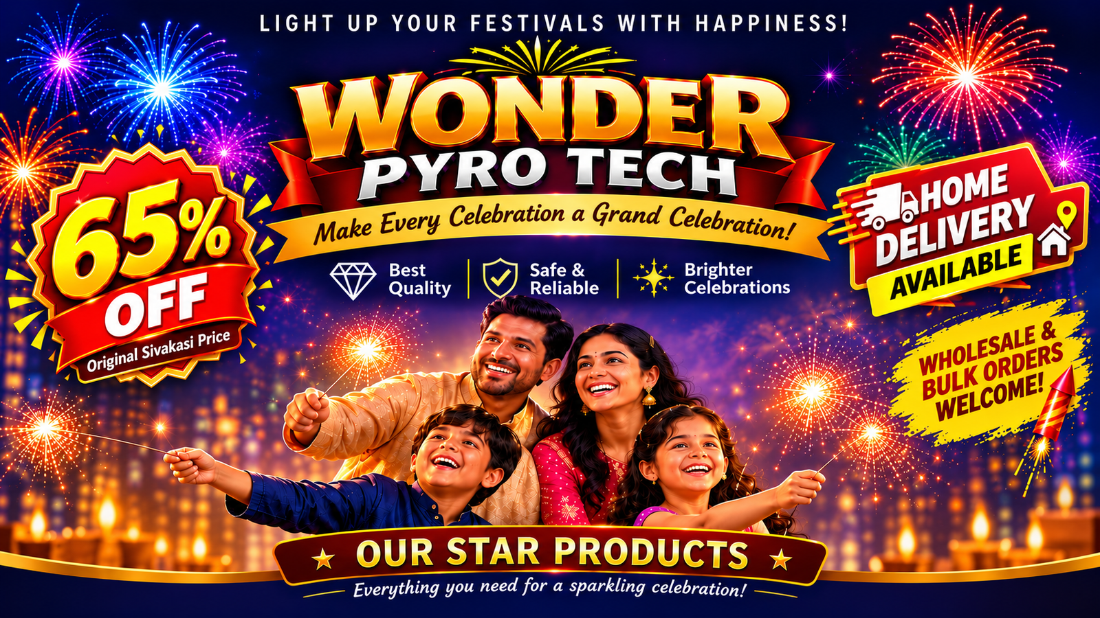 Wonder Pyro Tech — Price List 2026